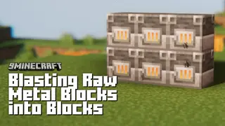 Blasting Raw Metal Blocks into Blocks Mod (26.2, 1.20.1)