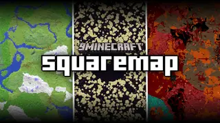 Squaremap Mod (26.3, 1.20.1) – World Map Viewer