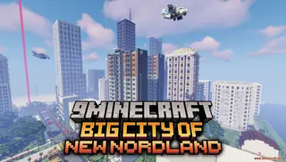 Big City of New Nordland Map (26.3, 1.20.1) – Wander a Bright Metropolis