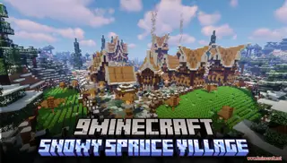 Snowy Spruce Village Map (26.3, 1.20.1) – Winter Survive