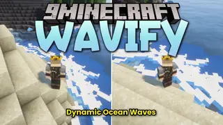 Wavify Mod (26.3, 1.20.1) – Transform Your Coastlines with Rolling Ocean Waves