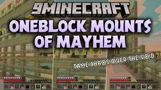 OneBlock Mounts of Mayhem Map (26.3, 1.20.1) – Tame Chaos Over the Void