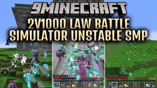 2v1000 Law Battle Simulator Unstable SMP Map (26.3, 1.20.1)