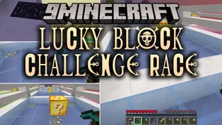 Lucky Block Challenge Race Map (26.3, 1.20.1) – Race Friends Through Chaos