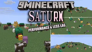 Saturn 9minecraft Mod (26.3) – Eliminate Lag Spikes in Worlds Packed with Mobs