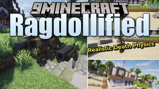 Ragdollified Mod (26.2, 1.20.1) – Watch Defeated Mobs Fall with Realistic Physics