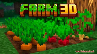 Farm 3D Resource Pack (26.2, 1.20.1) – Makes Minecraft Plants 3D