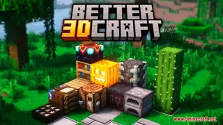 Better 3D Craft Resource Pack (26.2, 1.20.1) – Texture Pack