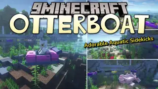 OTTERBOAT Resource Pack (1.20.1) – Adorable Swimming Otters