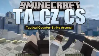 TaCZ CS Mod (1.20.1) – Defend Your Base Using Classic Counter-Strike Weapons