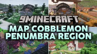 Map Cobblemon Penumbra Region Map (26.3, 1.20.1) – Conquer the Elite Four
