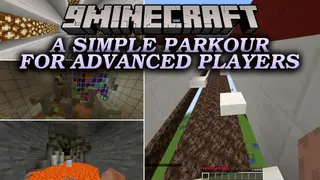 A Simple Parkour for Advanced Players Map (26.3, 1.20.1)