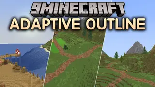Adaptive Outline Shaders (26.3, 1.20.1) – Light Reactive Cartoon Block Borders