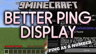 Better Ping Display 9minecraft Mod (26.3, 26.2) – Track Exact Player Ping on Any Server