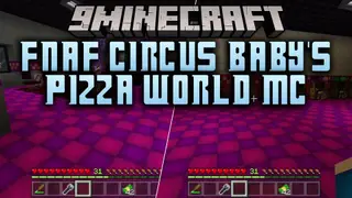 Fnaf Circus Baby's Pizza World MC Map (26.3, 1.20.1) – Tour the Creepy Pizzeria