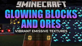 Glowing Blocks and Ores Resource Pack (26.2, 1.20.1) – Radiant Ores and Glowing