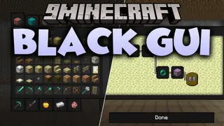 Black Gui Resource Pack (26.2, 1.21.1) – A Restful Dark Interface
