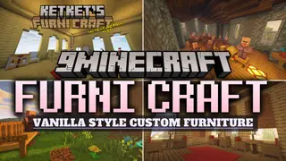Furni Craft Data Pack (26.3, 1.20.1) – Furnish Your Base with Working Chairs