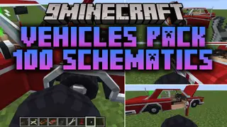 Vehicles Pack 100 Schematics Map (26.3, 1.20.1) – Fill Your City Streets