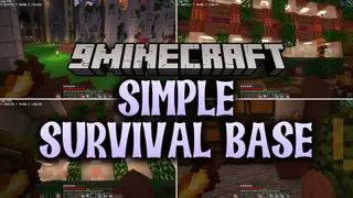 Simple Survival Base Map (26.3, 1.20.1) – Cozy Homestead Built for Survival
