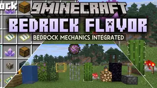 Bedrock Flavor Resource Pack (26.2, 1.21.11) – Classic Bedrock Look