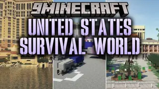 United States Survival World Map (26.3, 1.20.1) – Survive Coast to Coast