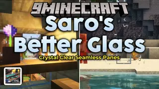 Saro's Better Glass Mod (26.3, 1.20.1) – Watch Windows Shatter Into Realistic