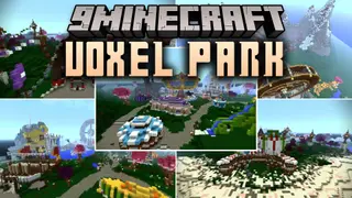 Voxel Park Map (26.3, 1.20.1) – A Massive Carnival Playground for Friends