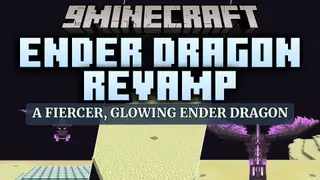 Ender Dragon Revamp 9minecraft Resource Pack (26.3) – Fierce Glowing End Boss Redesign