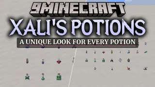 Xali's Potions 9minecraft Resource Pack (26.3) – Distinct Bottle Shapes for Every Brew