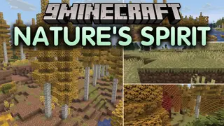 Nature's Spirit 9minecraft Mod (26.2) – Roam Colorful Forests and Build with New Wood