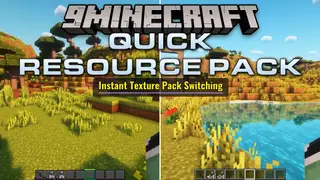 Quick Resource Pack Mod (26.1.2, 1.21.1) – Swap Texture Packs Instantly Without
