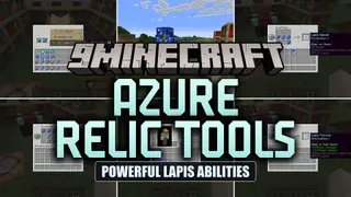 Azure Relic Tools Mod (26.2, 1.20.1) – Forge Pre-Enchanted Lapis Gear