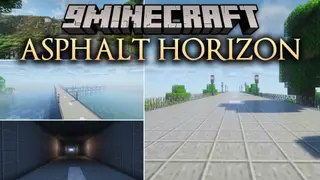 Asphalt Horizon Mod (1.21.1) – Endless Highways and Tunnels Across Your World