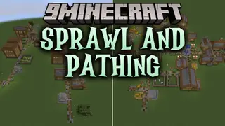 Sprawl and Pathing Data Pack (1.21.4, 1.20.1) – Spacious Village Roads