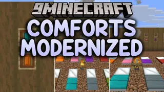 Comforts Modernized 9minecraft Resource Pack (26.3) – Cozy Campsites with Fresh Style