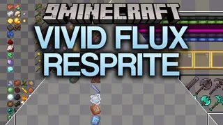 Vivid Flux Resprite Resource Pack (1.21.11, 1.21.1) – Fresh Pixel Art