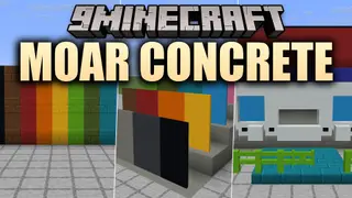 Moar Concrete 9minecraft Mod (26.3, 26.2) – Build Modern Houses in Every Color