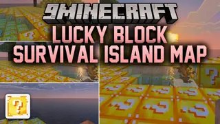 Lucky Block Survival Island Map (26.x, 1.21) – Survive Pure Chaos on a Mystery
