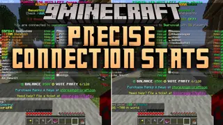 Precise Connection Stats Mod (26.2) – Track Exact Server Ping for Every Player