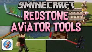Redstone Aviator Tools Mod (1.21.1) – Build Self-Flying Airships Between Sky
