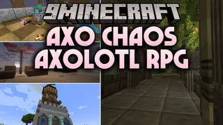 Axo Chaos Axolotl RPG Mod (1.21.1) – Conquer Ancient Axolotl Dungeons and Bosses