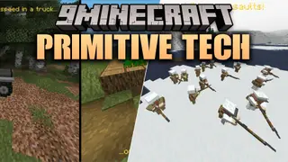 Primitive Tech Mod (1.21.8, 1.21.1) – Extract Crude Oil and Lead Armored War