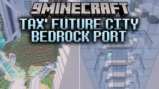 Tax' Future City Bedrock Port Map (26.x) – Ride High Above a Sci-Fi Metropolis