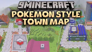 Pokémon Style Town Map (1.21) – Start a Nostalgic Monster Journey with Friends