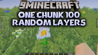 One Chunk 100 Random Layers Map (1.21) – Dig Through a Hundred Chaotic Layers