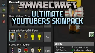 Ultimate Youtubers Skin Pack (26.x) – Play As Your Favorite Content Creators