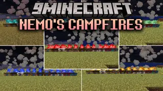 Nemo's Campfires Mod (26.2, 1.20.1) – Decorate Campsites with Unique Wood