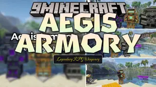 Aegis Armory Mod (1.21.1) – Conquer Tough Foes with Advanced Combat Exosuits