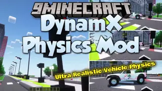 DynamX Physics Mod (1.12.2) – Drive Custom Vehicles with Realistic Physics